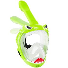 N23h-536 Zipoute Snorkel Full Face Mask For Kids Snorkeling Set 180 Degree Panoramic Vie