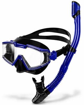 Zoomsnail 739474963459 Snorkel Set For Adults With Dry 180 Panoramic Anti-fog And