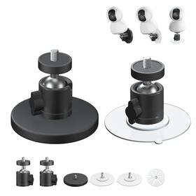 Cx11 Zt-net 24lb Magnetic Camera Mount Base With Mini Ball Head Super Strong Black
