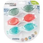 Bestway: Hydro-swim Belize Goggle Set, Black/red, Silicone Strap, All Ages. Fixed Price $22.99.