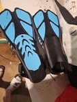 Guardian Rana Marine Gear Snorkeling Flippers Compact Fins (l/xl Size 9-13). Fixed Price $19.99.