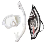 Tusa Sport Serene Adult Snorkel Set Pure Silicone Dry Top Mask And Combo. Fixed Price $107.11.