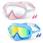 Kids Goggles 2 Pack Anti Fog Uv Protection Swimming Mask Vvinca 3-14 Nose. Fixed Price $51.99.