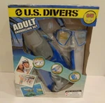 Us Divers New Snorkeling Set Blue Size Small To Medium. Fixed Price $58.41.
