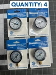 Nos 4-PACK Lot Simmons 1/8" Mpt Fitting 100 Psi Pressure Gauge 1310 1309 1308. Fixed Price $31.81.