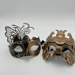 Masquerade Mask Set For Him And Her In Luxurious Black Gold Couples New. Fixed Price $17.50.