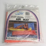Inflatable Air Mat Float Wet Set Vintage Intex 1980S Pool Swim Orange, Bag Taped. Fixed Price $9.99.