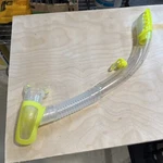 Oceanic Ultra Dry 2 - Clear Neon Yellow Scuba Diving And Snorkeling. Fixed Price $60.95.