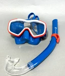 New U.s. Divers Kids Blue/red Silicone Swimming Mask & Snorkel Set-adjustable. Fixed Price $14.50.