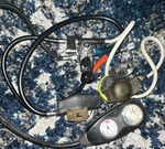 Beuchat Scuba Gauge Console Spg 0-5000 Psi & Depth Feet/meters Hoses. Fixed Price $45.22.