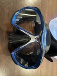 Atomic Aquatics Subframe Mask - Black/blue Dive. Fixed Price $49.99.
