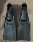 Intex Fins Full Foot Snorkel Swim Recreation Flippers Black Mens Size Us 8 - 11. Fixed Price $12.00.