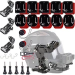 34IN1 Motorcycle Helmet Chin+top+side Mount Kit For Gopro Hero 13 12 11 10 9 8 7. Fixed Price $23.53.