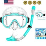 Snorkeling Gear For Adults, Dry Top Set With Panoramic Anti-leak And .... Fixed Price $20.99.