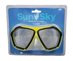 Sun & Sky Yellow Adult Swim Mask W/ Shatterproof Lenses Extra Wide Viewing New. Fixed Price $14.99.