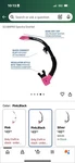New Pink Scubapro Snorkel. Fixed Price $38.00.