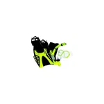 Aqua Leissure Dyna Adult 5 Piece Dive Set, M/l - Yellow. Fixed Price $111.07.