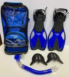 Speedo Dive Set (fins, Snorkel & Bag) Mask Junior Small/medium 9-13. Fixed Price $6.87.