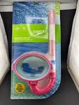 Speedo Kid's Porto Snorkel Mask Set Brand New Pink. Fixed Price $13.19.