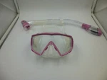 Nice Cressi Wide View Pano 3 Pink & Clear Scuba Dive Mask And Snorkel Set. Fixed Price $39.99.
