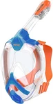 Seac Unica Full Face Snorkeling Mask Adult Clear Silicone - Blue/orange. Fixed Price $52.89.