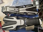 Mares Volo Power Scuba Diving Fins Silver/black Size Xl -new With Tags & Bag. Fixed Price $159.99.