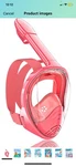 Qingsong Kids Mask Full Face, Snorkeling Set With Camera Mount, 180 D.... Fixed Price $13.00.