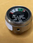 Us Divers Aqua Lung 1000 Psi Oxigen Pressure Gauge NO.122 (25M10). Fixed Price $29.95.