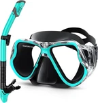 Greatever Dry Snorkel Set,panoramic Wide View Anti-fog Scuba Diving Mask,profess. Fixed Price $56.19.