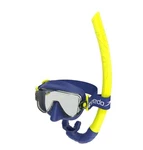Speedo Adult Travel Mask And Snorkel Set Navy/yellow Shown. Fixed Price $31.47.