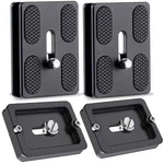 Vizemo Camera Quick Release Plate PU50 2 Pieces Qr Small With Black. Fixed Price $10.11.