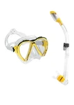 Cressi Adult Snorkel Combo Ikarus & Orion, Yellow Open Box. Fixed Price $39.99.