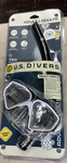 New U.s. Divers Adult White/blk Tiki Swimming Mask Shatter Resistant - Wsnorkel. Fixed Price $29.99.