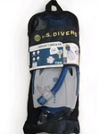 Us Divers Jr Snorkel Set With Fins Premium Youth Med Diving W/bag. Fixed Price $30.00.