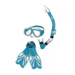 New Speedo Junior Mask Snorkel And Fin Set - Turquoise/gray L/xl. Fixed Price $19.99.
