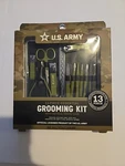 Us Army Deluxe Mens Grooming Kit With Case Gift Set New Box 13 Pieces. Fixed Price $30.00.