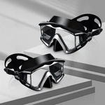 Adult Pano 3 Scuba Diving Mask, Tempered Glass Snorkel Black 2PCS. Fixed Price $52.24.