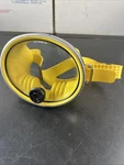 Vtg U.s. Divers Equi-purge Snorkeling Diving Mask Yellow Htf Glass. Fixed Price $62.95.