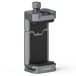 Leaplumin Aluminum Phone Mount For Tripod, Adjustable Black. Fixed Price $21.90.