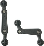 2 Pack 17MM Double Sided Ball Mount Arm 4'' Extension Rod Joint Black. Fixed Price $11.90.