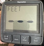 Raymarine I50 Depth Instrument E70059 Excellent Condition. Fixed Price $335.00.