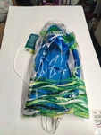 Speedo Kids' Sea Seeker Mask Snorkel Fins Set Blue/green, S/m Shoe Size 11-1. Fixed Price $17.99.