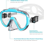 Zipoute Dry Top Snorkeling Swimming Training Kit M61019 - Blue. Fixed Price $30.85.