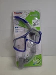 Dolfino Adult Latex Free Swim Mask And Snorkel Set Pool Water Blue/clear New. Fixed Price $8.95.