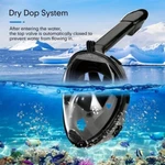 Black Snorkeling Mask Full Face Underwater Scuba Diving Pro. Fixed Price $16.59.