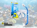 Us Divers Toucan Junior Snorkel & Blue Mask Shatter-resistant Anti-fog (6+) Nib. Fixed Price $19.88.