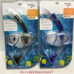 Speedo Dive Reef Scout Mask + Junior 6-14 Yrs Swimming Goggle Snorkeling. Fixed Price $20.97.