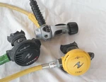 Aqua Lung Titan Regulator Set W/ Octopus Scuba Diving Dive. Fixed Price $95.00.