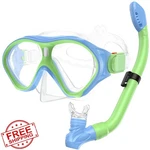 Gintenco Kids Snorkel Set Dry Top Age 6-14 Anti-fog Mask. Fixed Price $44.99.