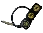 Dacor 3 Gauge Compass, Depth And Pressure Black Scuba Diving. Fixed Price $40.99.